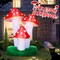 5.9ft Giant Inflatable Mushroom Halloween Decorations, Built in LED Lighted (Multicolor)